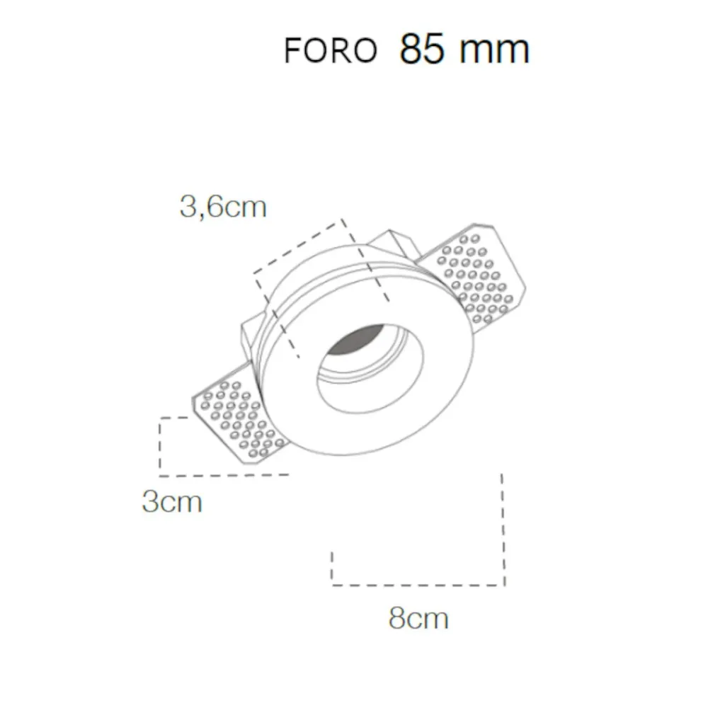 Einbaustrahler Lampadari Bartalini ASIP GU10 MR11 LED