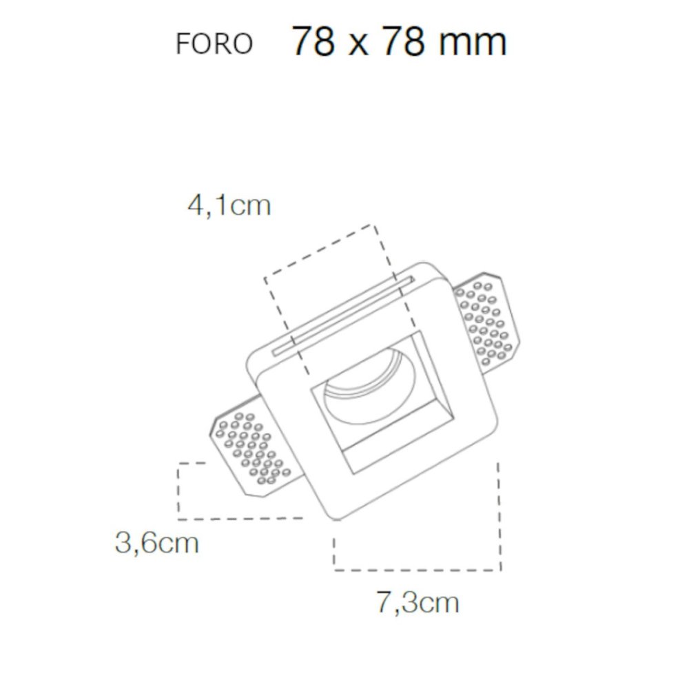 Einbaustrahler Lampadari Bartalini ONROVIL GU10 MR11 LED