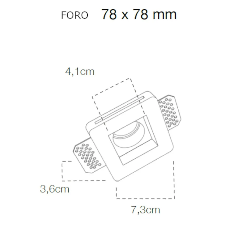 Spot encastré Lampadari Bartalini ONROVIL GU10 MR11 LED
