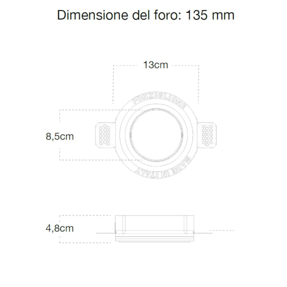 Foco empotrable Lampadari Bartalini ASAN FP27 GX53 LED