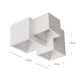 Deckenleuchte aus Gips Lampadari Bartalini PALP 3000 GU10 LED