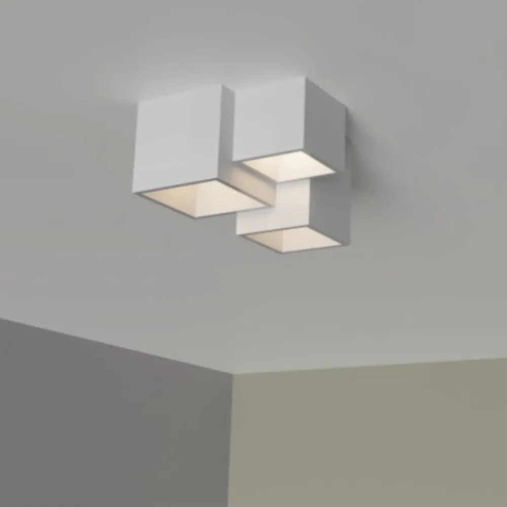 Plafonnier en plâtre Lampadari Bartalini PALP 3000 GU10 LED