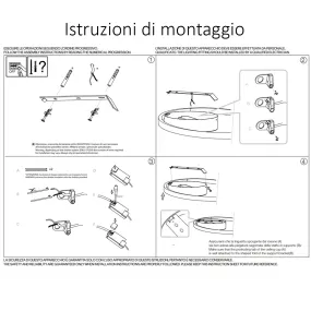 Klassische LED-Deckenleuchte Ideal Lux OZ 342337