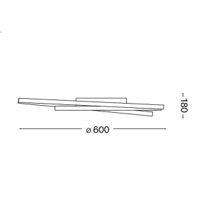 Plafoniera led moderna...