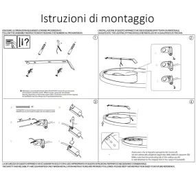 Moderne LED-Deckenleuchte Ideal Lux OZ 342320