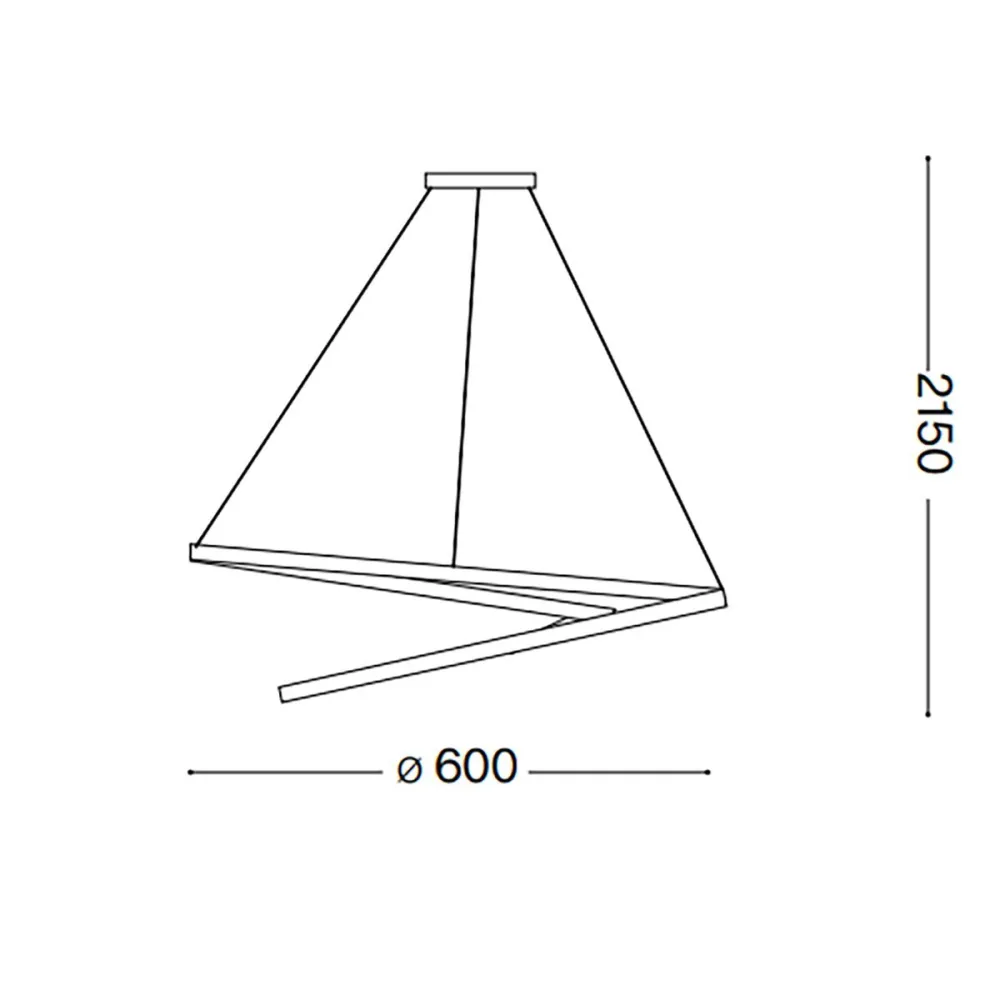 Klassischer LED-Kronleuchter Ideal Lux OZ 342399
