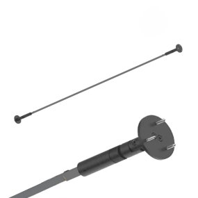 Nastro flessibile acciaio da esterno completa di striscia led Ideal Lux TESI 20MM 302294 NERO 10MT 100W IP20