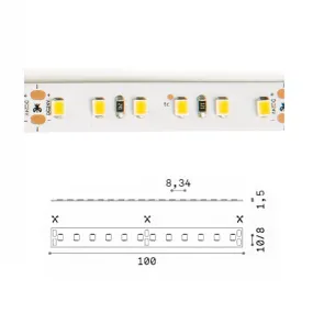 Nastro flessibile acciaio completa di striscia led Ideal Lux TESI 20MM 302294