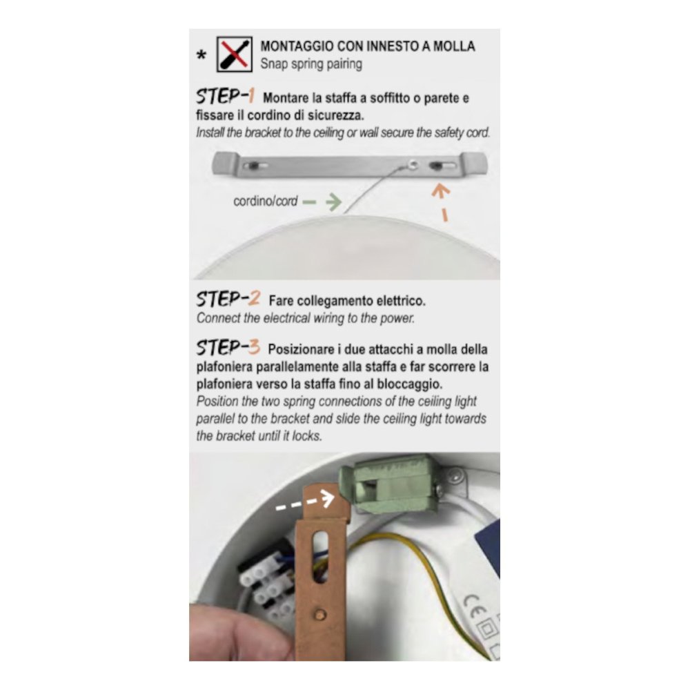 Lámpara de techo moderna Promoingross BOX T10 T20 T30 LED