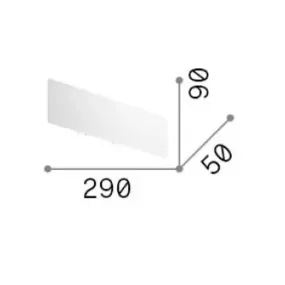 Aplique de pared LED ZIG ZAG 282121 Ideal Lux