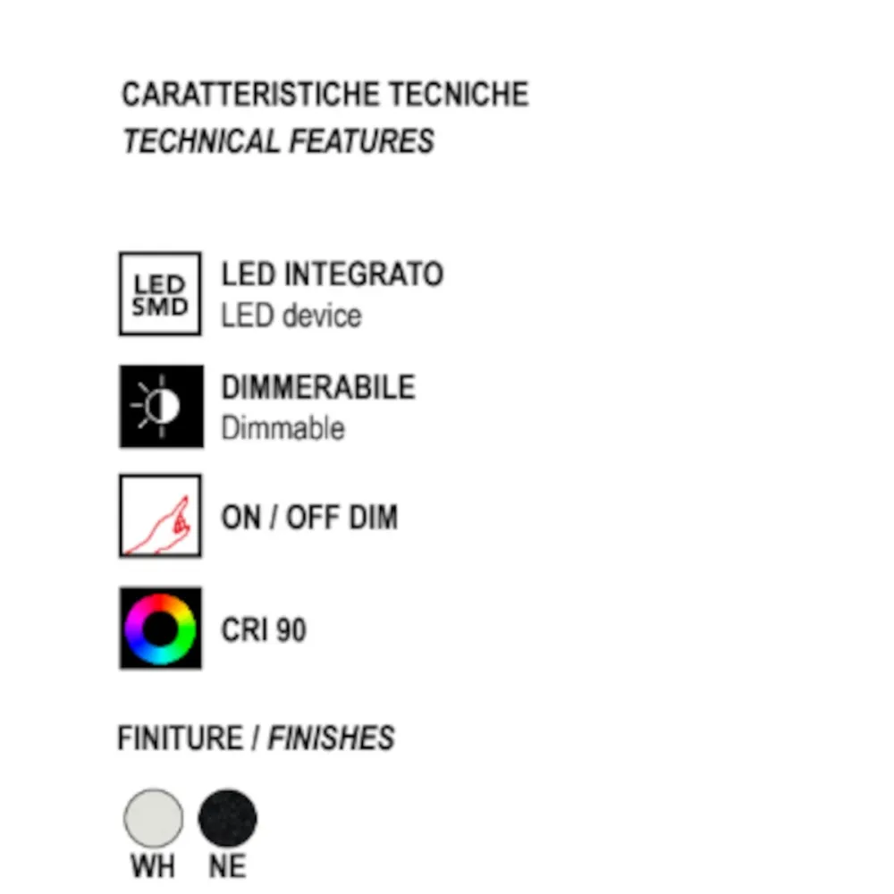 Moderner Lampenschirm Promoingross BOUCLE T1 LED