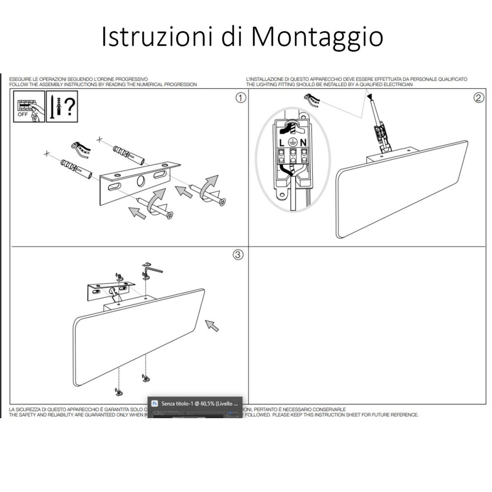 Applique murale LED Ideal Lux ZIG ZAG 282121