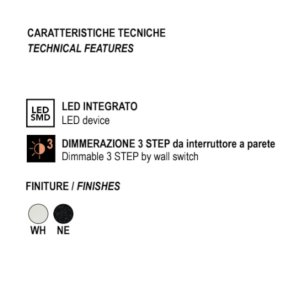 Applique moderna Promoingross BOUCLE A1 LED