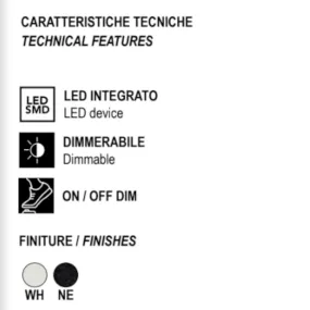Promoingross BOUCLE PT180 LED moderne Stehleuchte