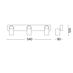 Ideal Lux RUDY 321516 moderne Schiene