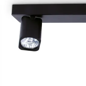 Riel moderno Ideal Lux RUDY 321523 NEGRO