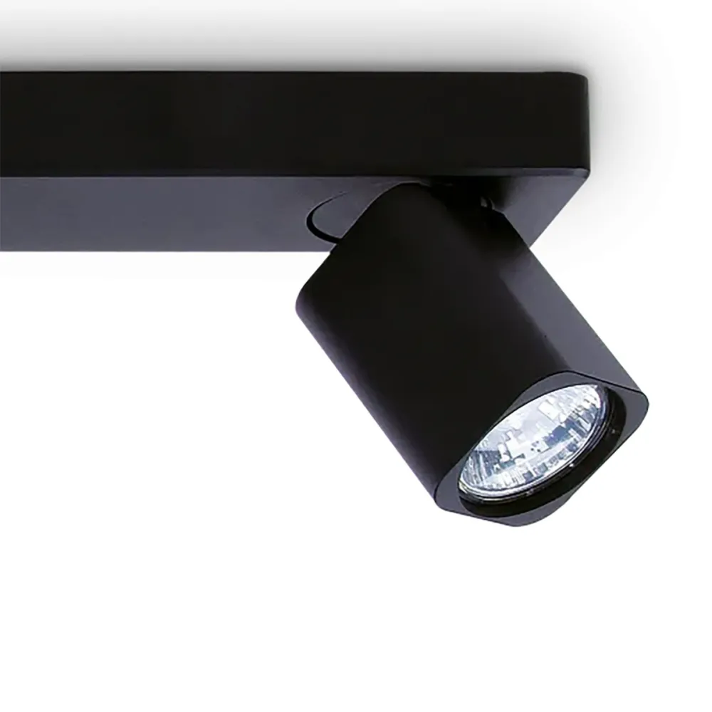 Riel moderno Ideal Lux RUDY 321523 NEGRO