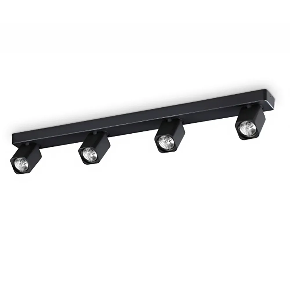 Binario moderno Ideal Lux RUDY 321523 NERO