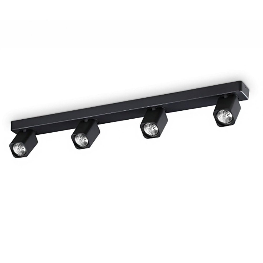 Riel moderno Ideal Lux RUDY 321523 NEGRO