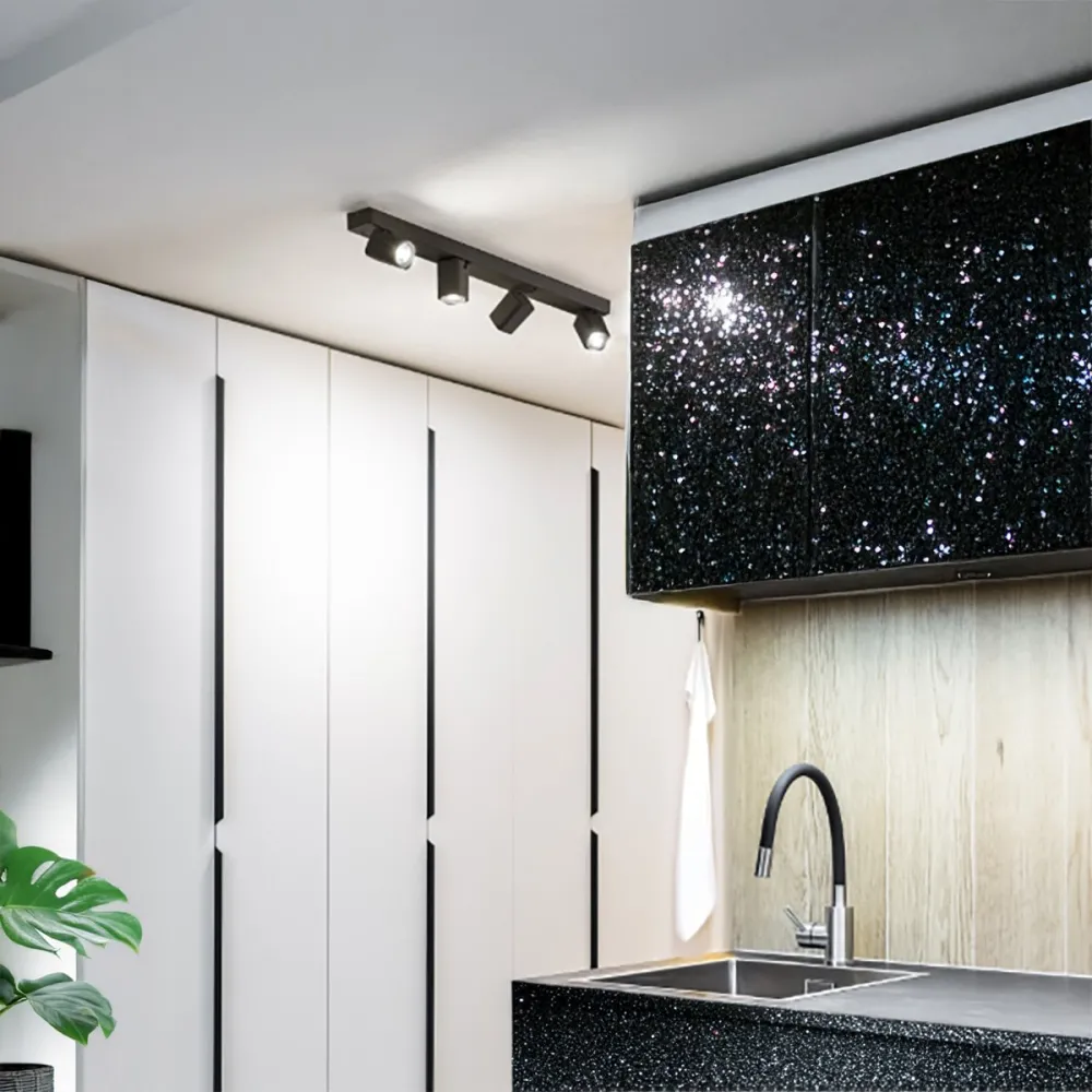 Rail moderne Ideal Lux RUDY 321523 NOIR