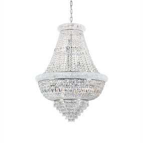 Lampadario cristallo Ideal Lux DUBAI 243597