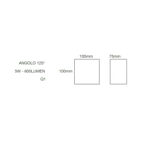 Moderne Wandleuchte Lampadari Bartalini AIRURTE Q1 LED CCT IP65