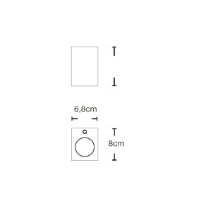 Lampadari Bartalini EBUK ONE GU10 LED Chandeliers