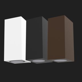 Lampadari Bartalini EBUK con dos lámparas LED GU10