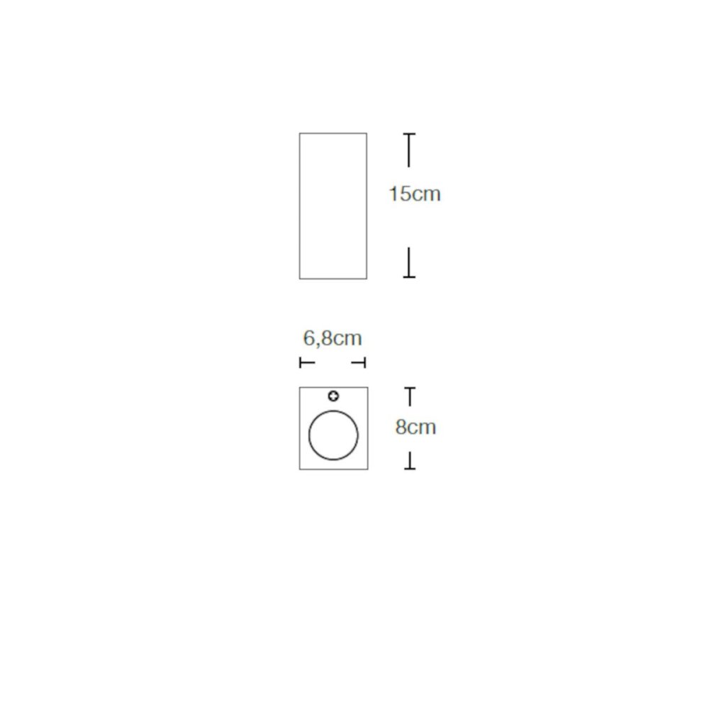 Lampadari Bartalini EBUK con dos lámparas LED GU10