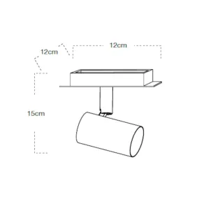 Applique moderno Lampadari Bartalini OLOCARO 1 GU10 LED