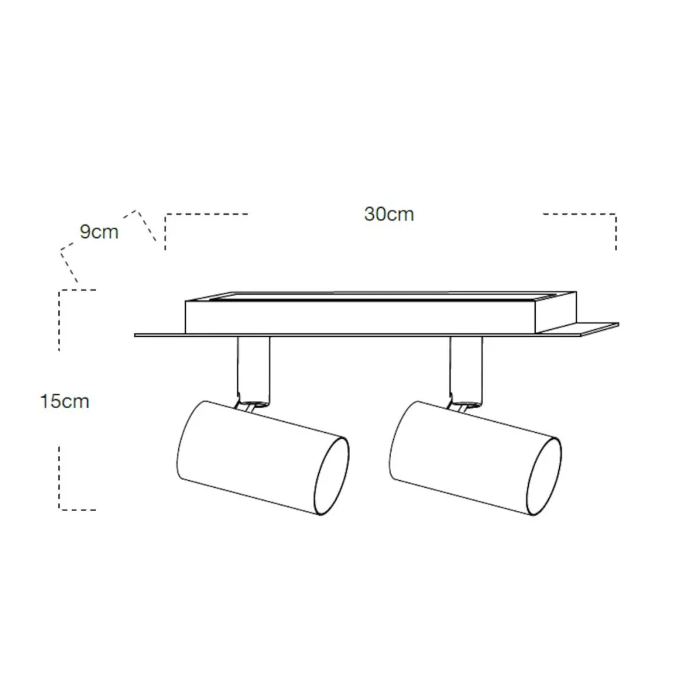Applique moderno Lampadari Bartalini OLOCARO 2 GU10 LED