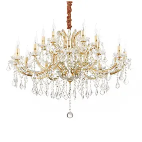 Lampadario cristallo oro Ideal Lux NAPOLEON SP18 OR 167411