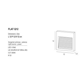Promoingross FLAT Q12 LED-Stufenleuchte