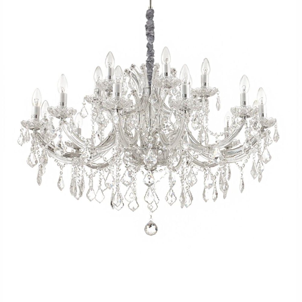 Ideal Lux NAPOLEON SP18 CR 167268 Kronleuchter aus poliertem Chromkristall