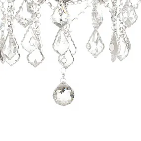 Ideal Lux NAPOLEON SP18 CR 167268 Kronleuchter aus poliertem Chromkristall