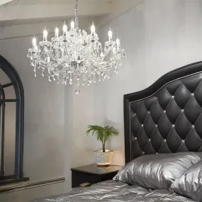 Lampadario cristallo cromo...