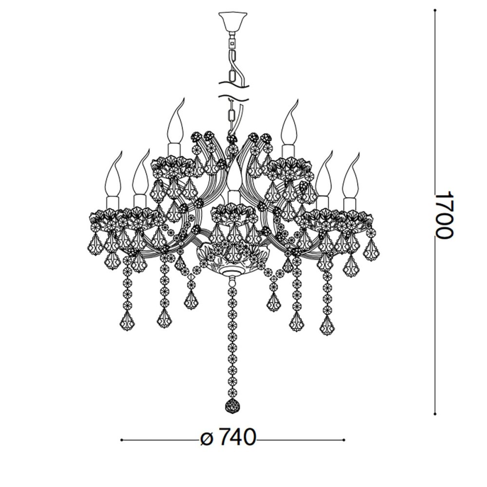 Ideal Lux NAPOLEON SP12 OR 167404