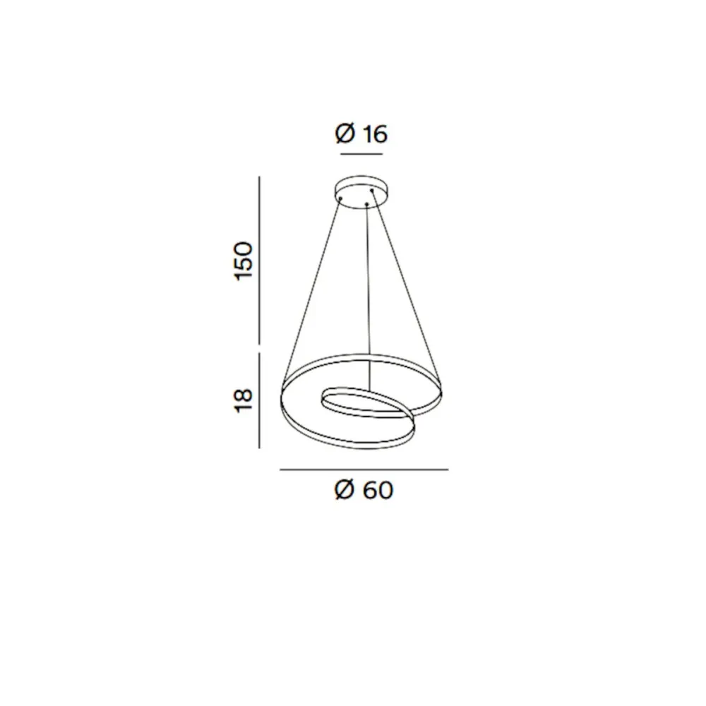 Lampadario classico Perenz RITMO 6620 E CT LED
