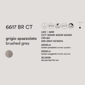 Perenz RITMO 6620 N LC schwarzer LED-Kronleuchter