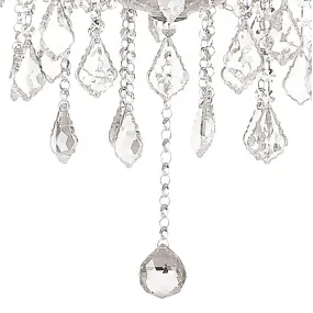 Lustre en cristal chromé poli Ideal Lux NAPOLEON SP12 CR 167251