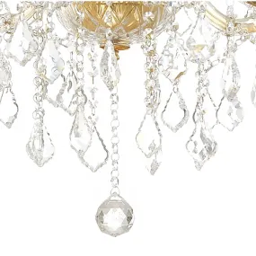 Ideal Lux NAPOLEON SP12 OR 167404 Kronleuchter aus poliertem Chromkristall