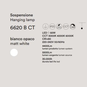 Perenz RITMO 6620 B CT LED moderner Kronleuchter