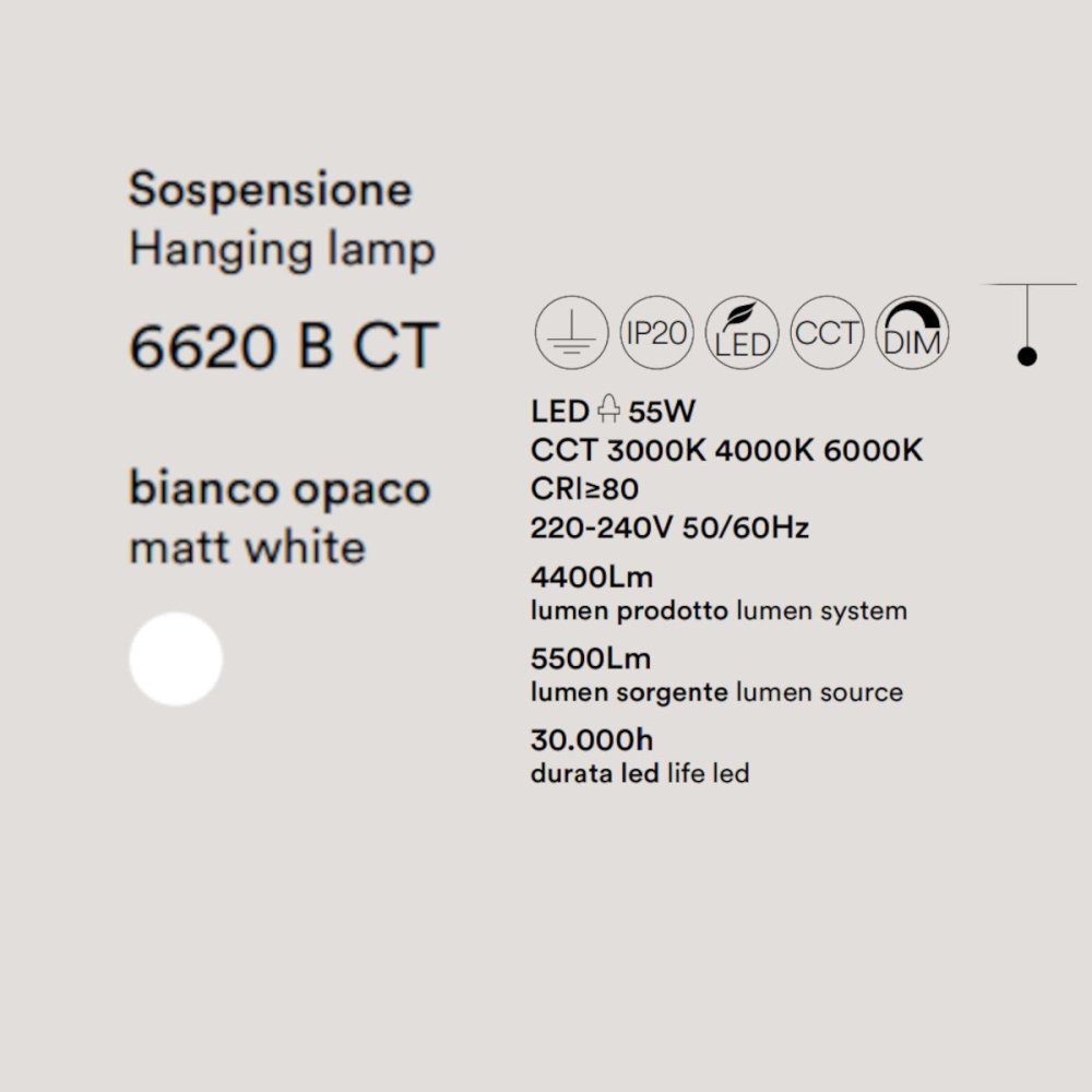 Perenz RITMO 6620 B CT LED moderner Kronleuchter