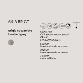 Lustre LED Perenz RITMO 6618 BR CT