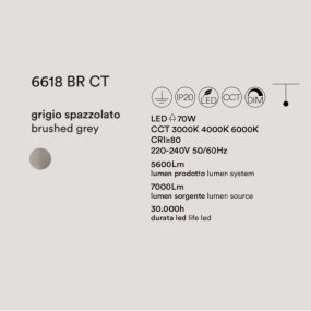 Perenz RITMO 6618 BR CT LED Kronleuchter