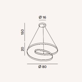 Perenz RITMO 6618 BR CT LED...