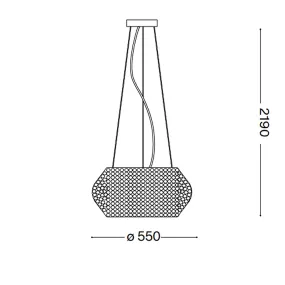 Plafonnier moderne Ideal Lux PASHA SP10 082196