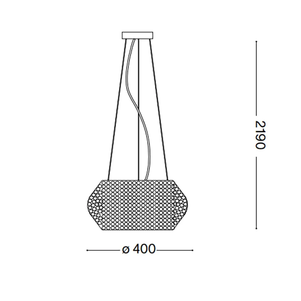 Plafonnier moderne Ideal Lux PASHA SP6 082158