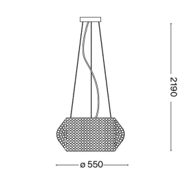 Lámpara de techo clásica Ideal Lux PASHA SP10 082257