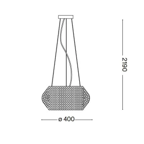 Lámpara de techo clásica Ideal Lux PASHA SP6 082172